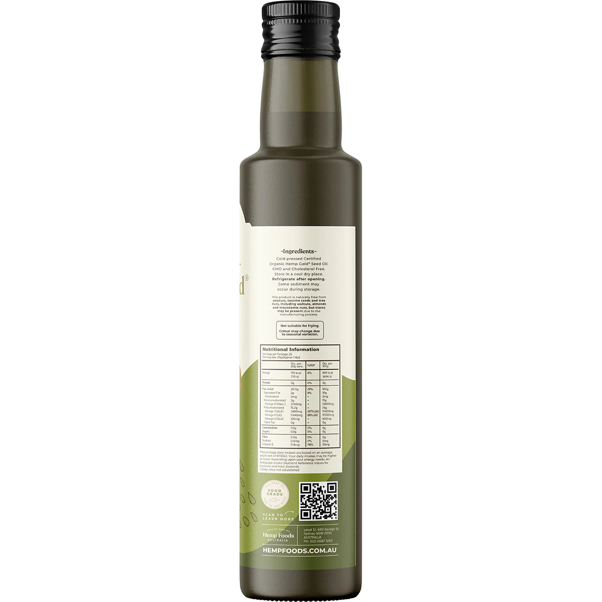 Organic Gold Hemp Seed Oil - Image 3