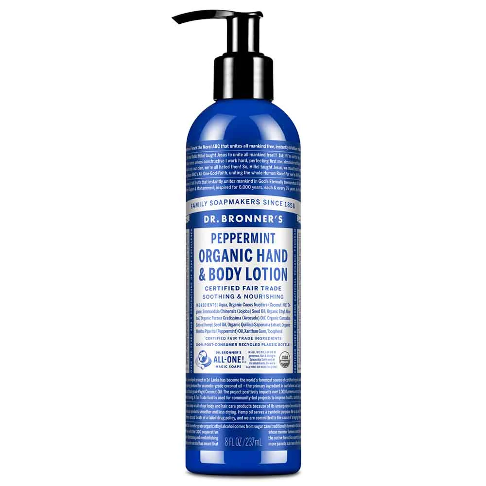Organic Hand & Body Lotion - Peppermint