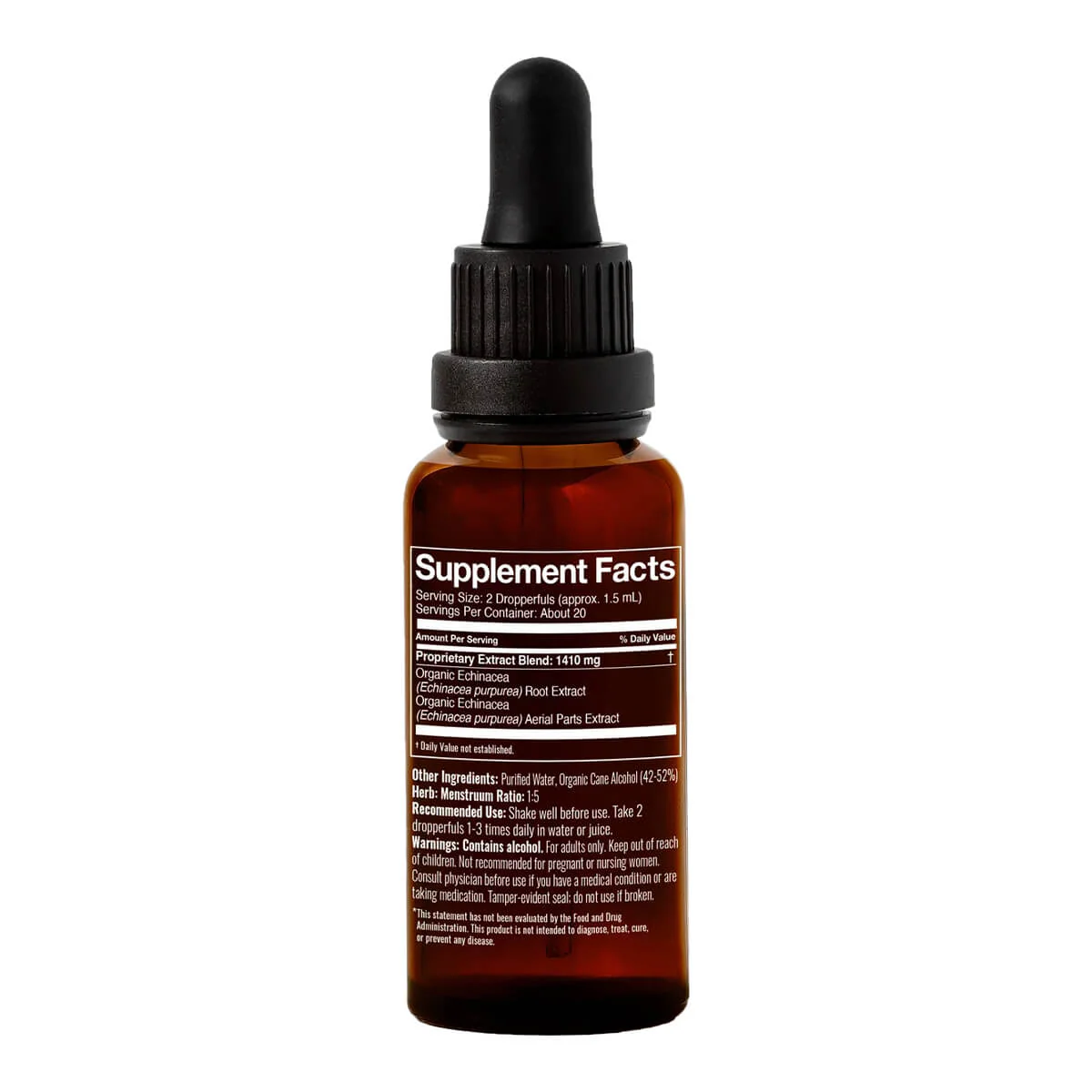 Organic Herbal Tincture - Echinacea - Image 2