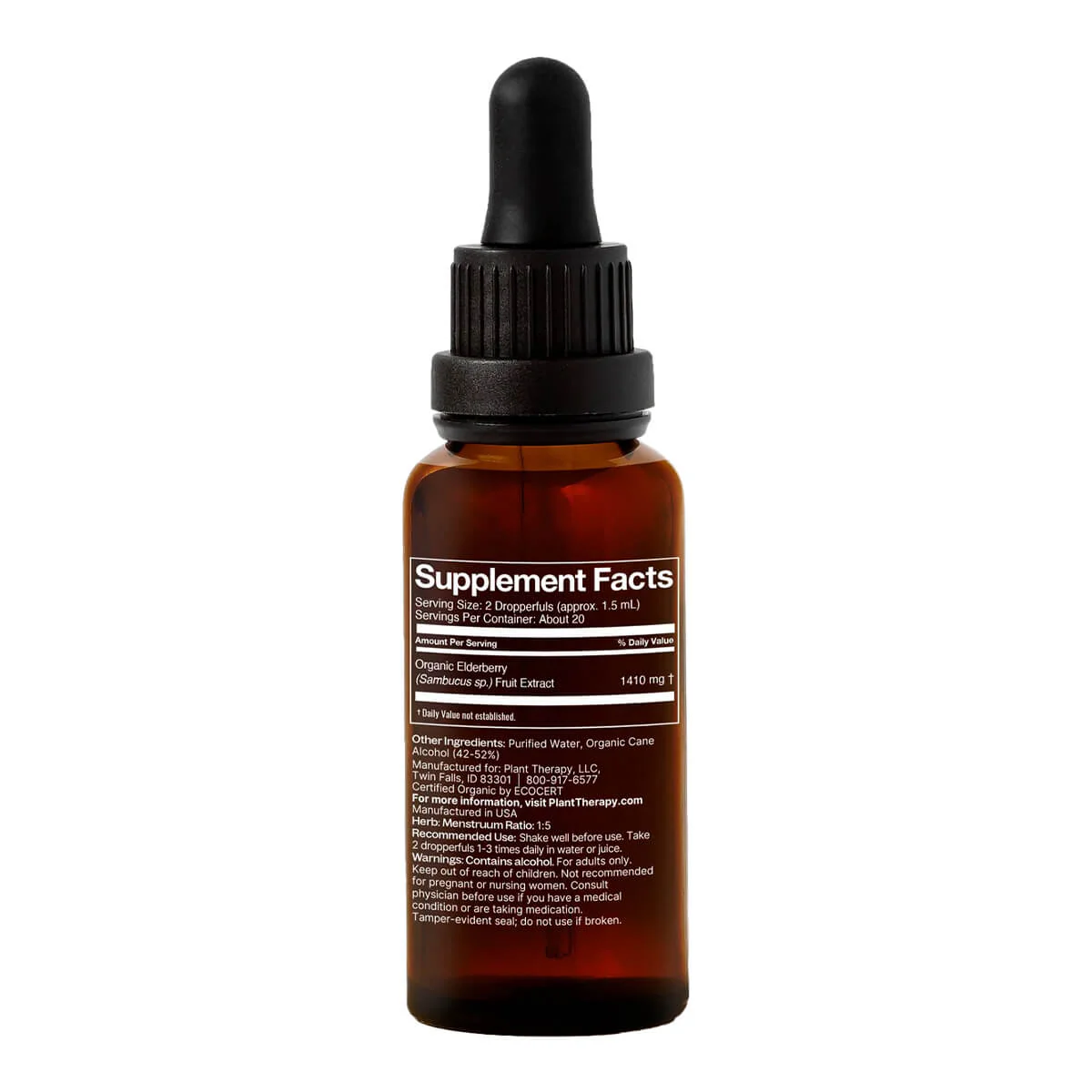 Organic Herbal Tincture - Elderberry - Image 2