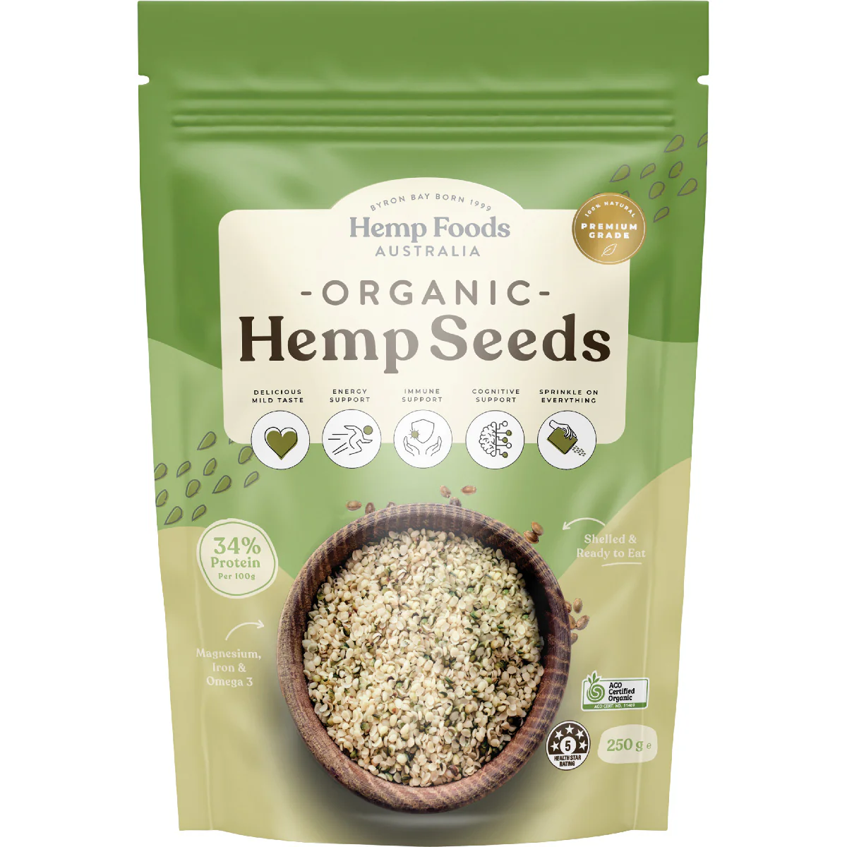 Organic Hulled Hemp Seeds - Image 3