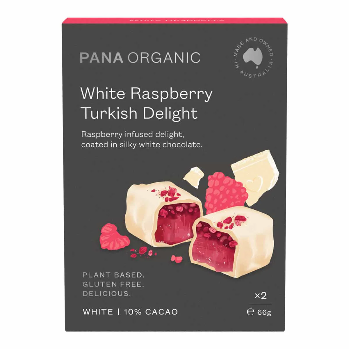 White Raspberry Turkish Delight - Twin Pack
