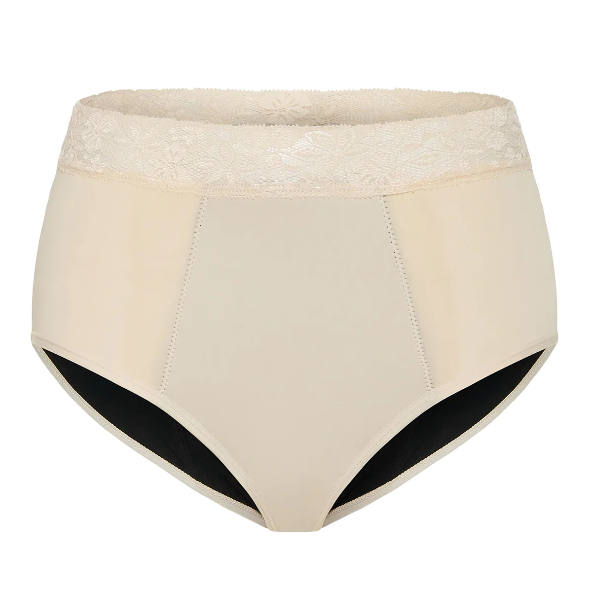 Leakproof Underwear Full Brief - Beige - Image 3