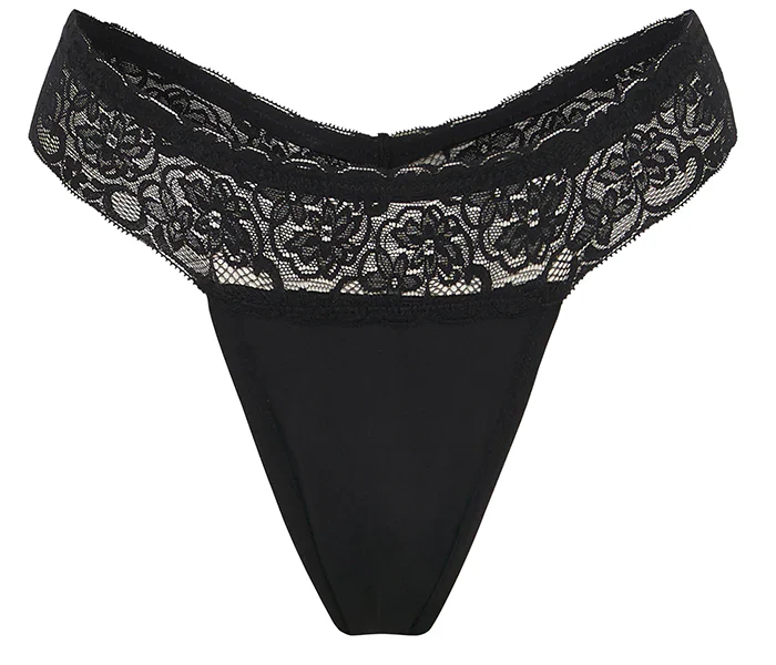 Leakproof Underwear G-String - Black - Image 4