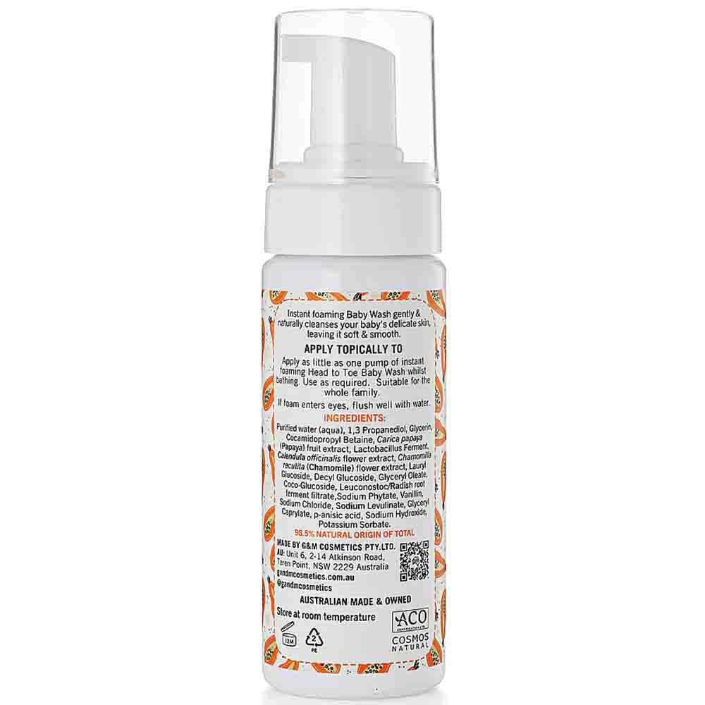 PURE Papaya Baby Head to Toe Wash - Image 2