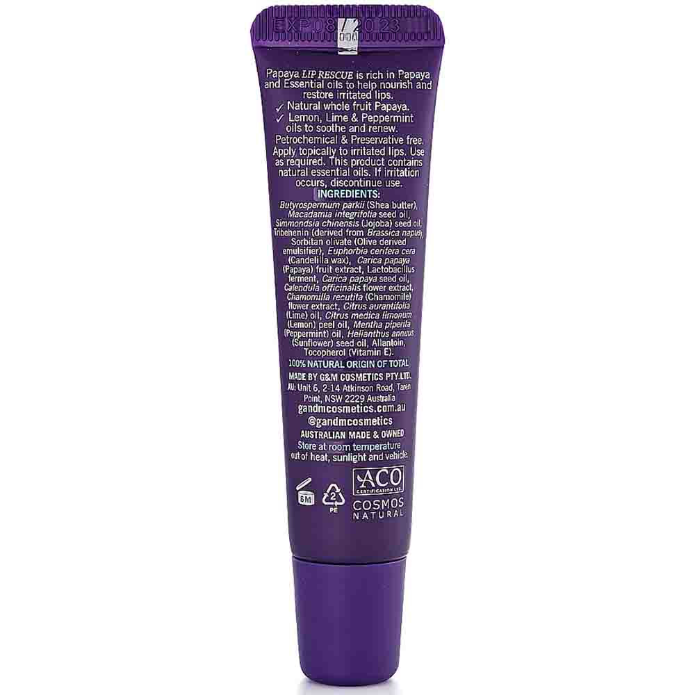 P'URE Papaya Lip Rescue Balm - Image 2