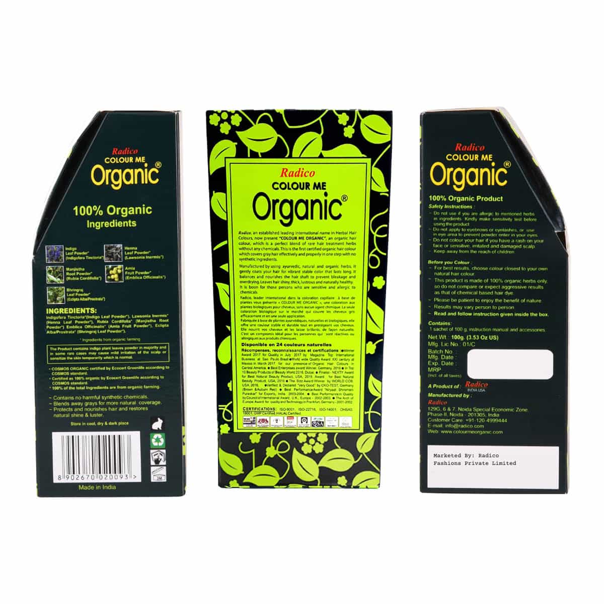 Organic Hair Colour - Soft Black - Image 4