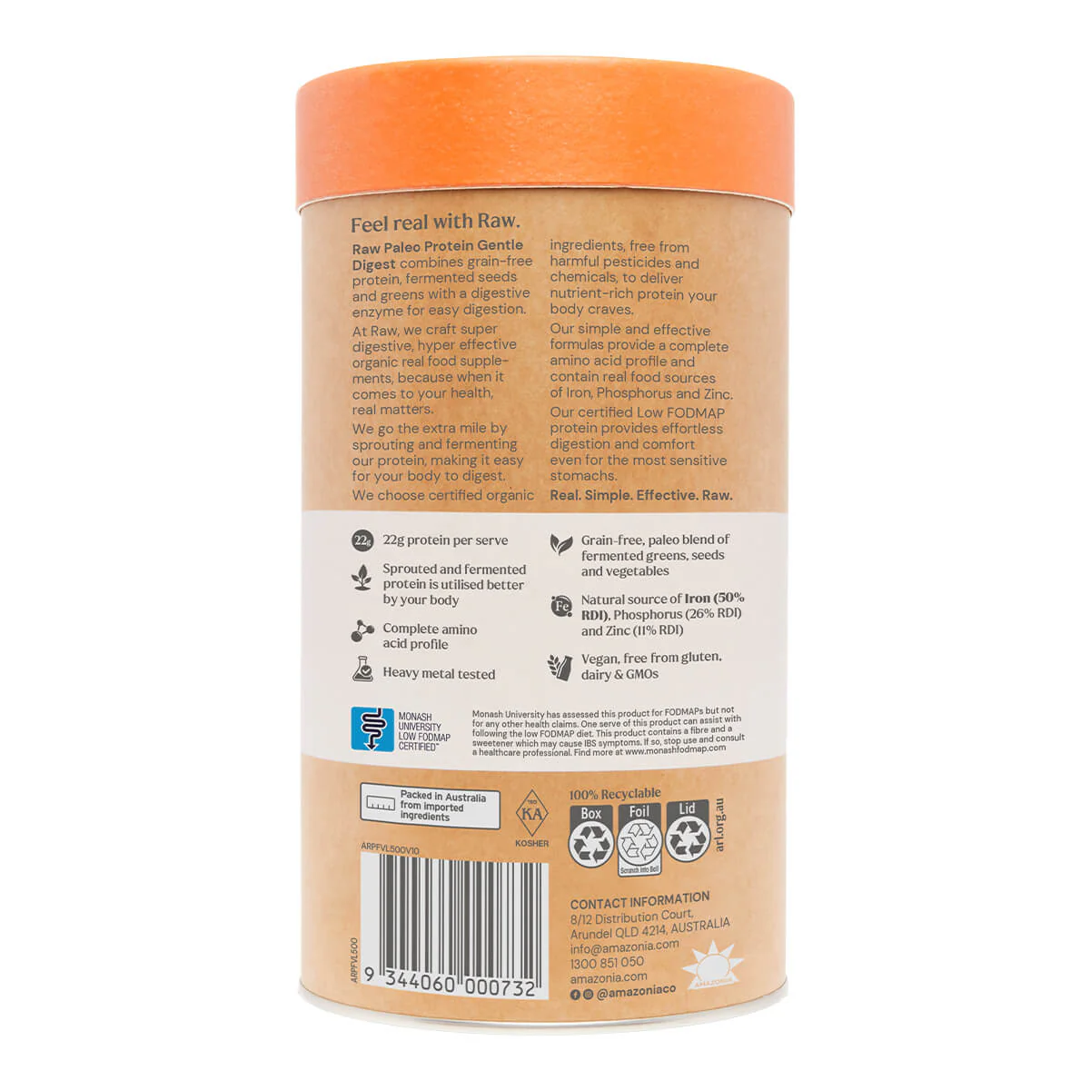 Raw Paleo Protein Gentle Digest - Vanilla - Image 3