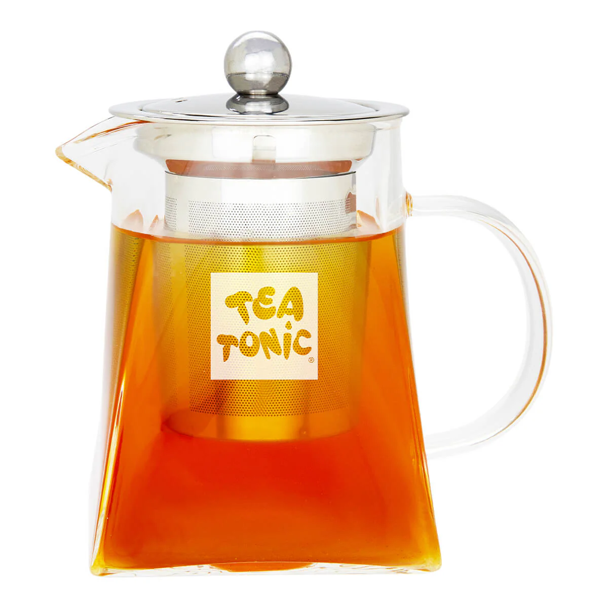Square Glass Tea Pot - Image 2