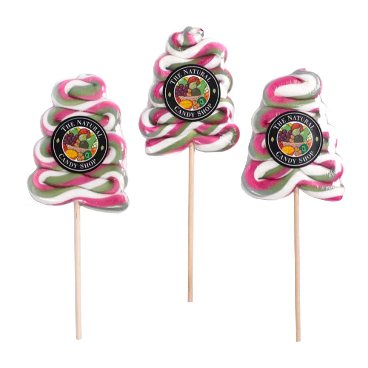 Christmas Tree Swirl Lollipop - Image 3