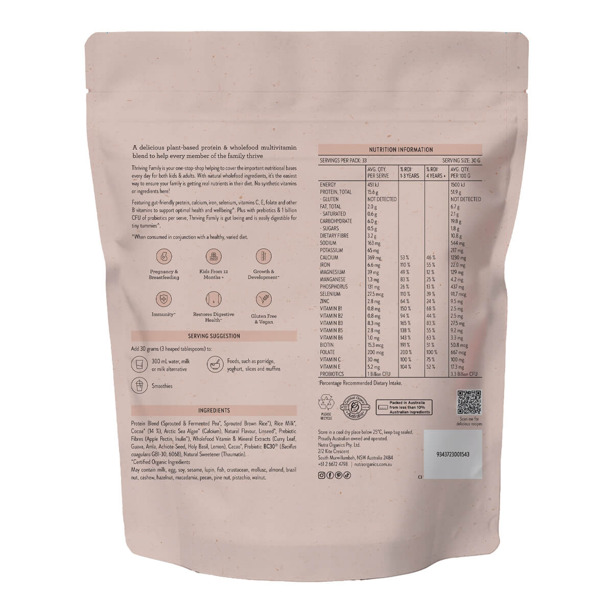 Thriving Family Protein - Double Choc - Image 5