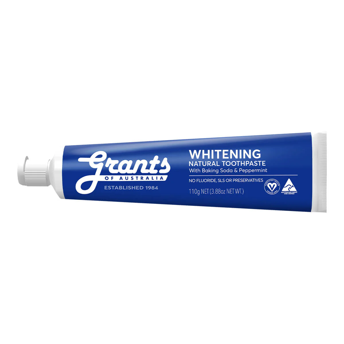 Whitening Natural Toothpaste With Peppermint - Fluoride Free - Image 2