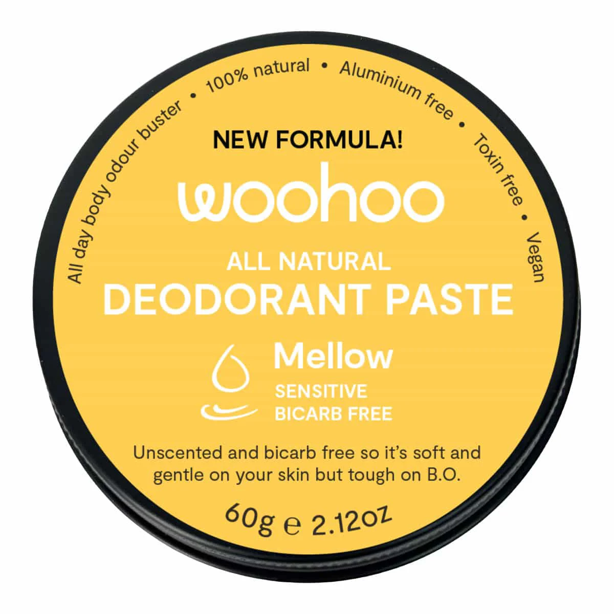 All Natural Deodorant Paste Tin - Mellow