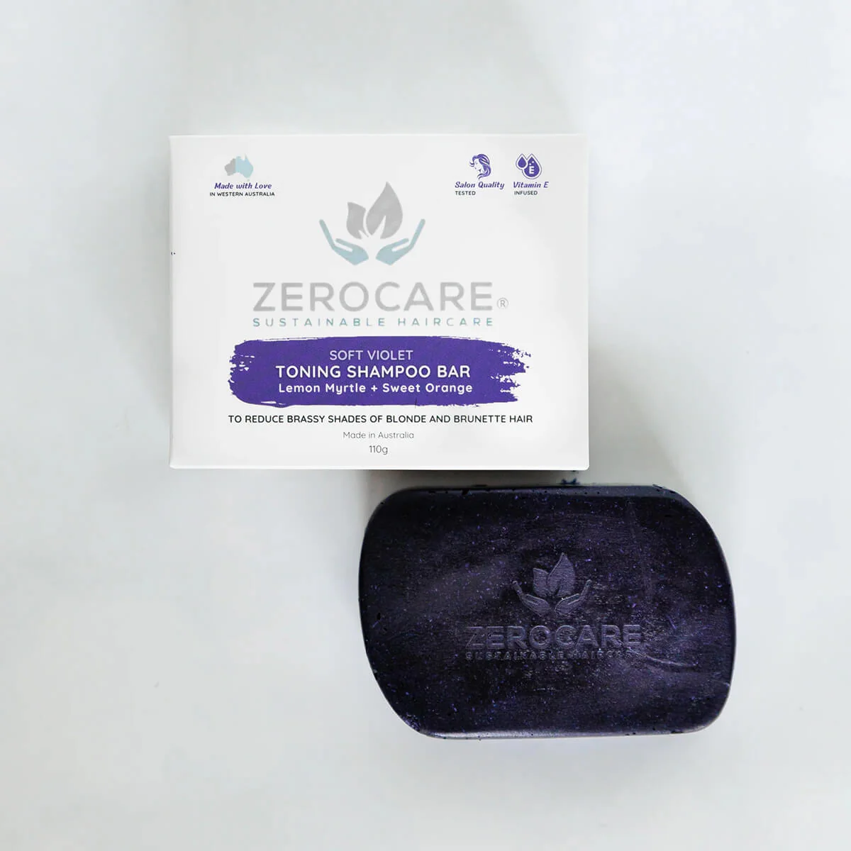 Soft Violet Toning Shampoo Bar - Image 2
